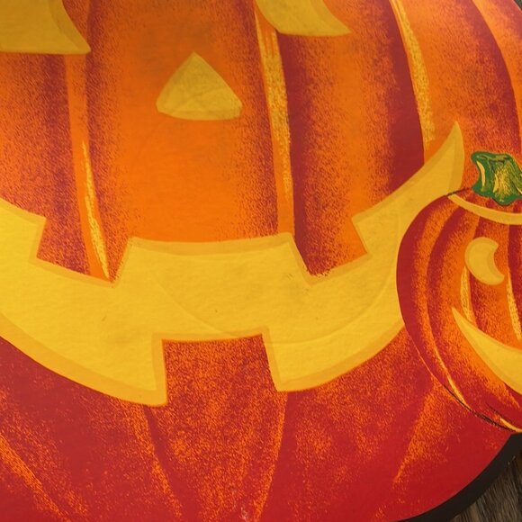 Set of 6 Linens-n-Things Spooky Lantern Pumpkin Jack-o'-lantern Table Placemats - Picture 12 of 14